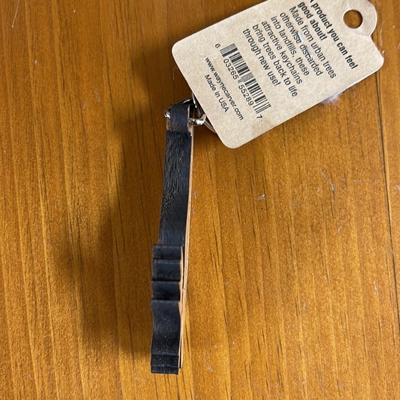 Tahquamenon Falls Moose Personalized “Sandra” Wooden Key Chain NWT - Picture 4 of 4